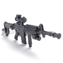 Fine Rifle Shotgun Alloy Pendant