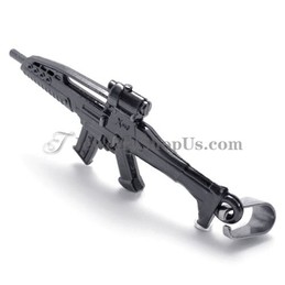 Alloy Shotgun Shape Pendant