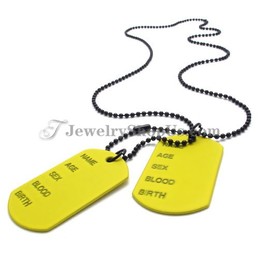 Elegant Yellow Alloy Pendants