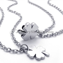 Fashion Alloy Lucky Clover Lovers Pendants