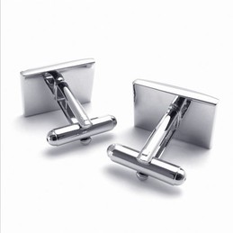 Elegant Shape Color Brilliancy Superior Quality Titanium Cufflinks - Free Shipping