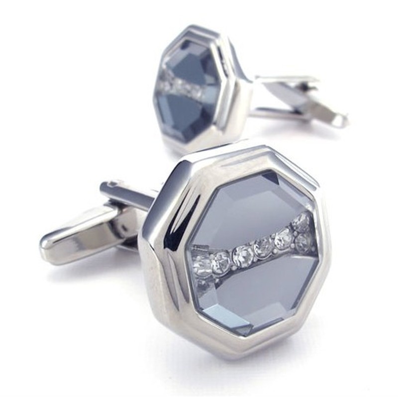 Beautiful Design Color Brilliancy Superior Quality Titanium Cufflinks - Free Shipping