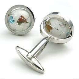 Elegant Shape Colorful Reliable Quality Titanium Cufflinks - Free Shipping