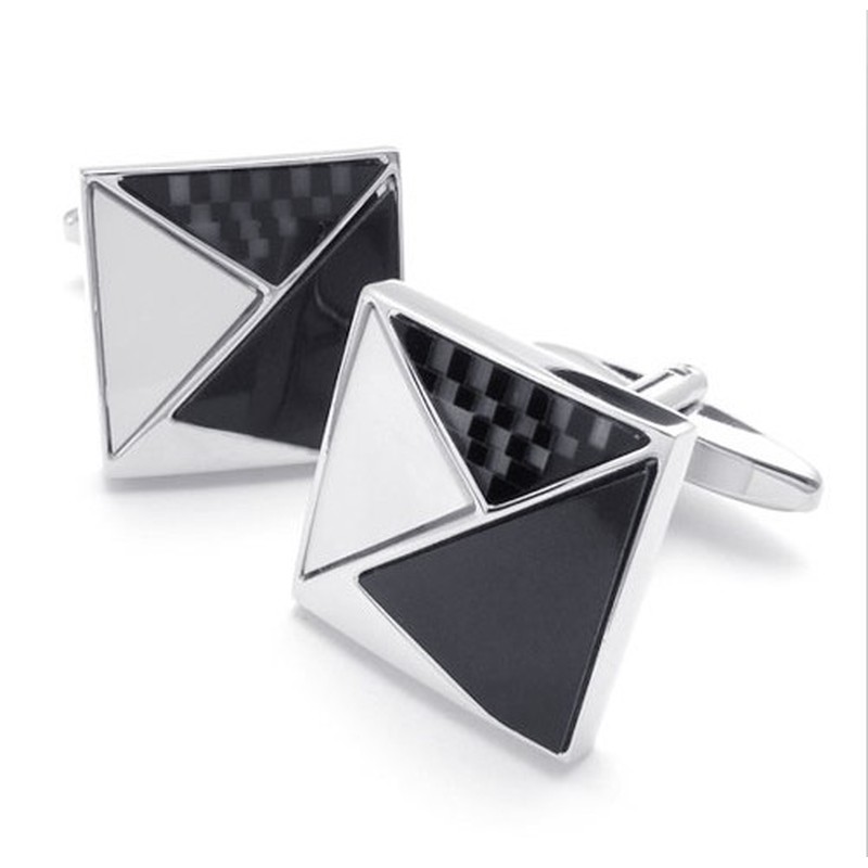 Professional Design Color Brilliancy High Quality Titanium Cufflinks - Free Shipping