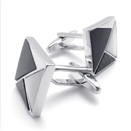 Professional Design Color Brilliancy High Quality Titanium Cufflinks - Free Shipping