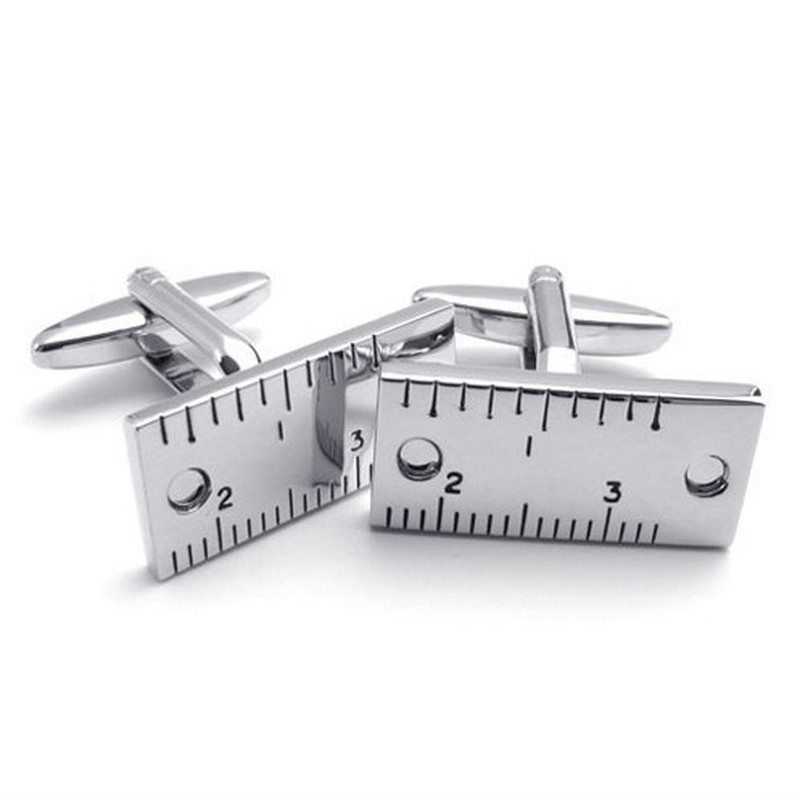 Finely Processed Color Brilliancy Superior Quality Titanium Cupronickel Cufflinks - Free Shipping