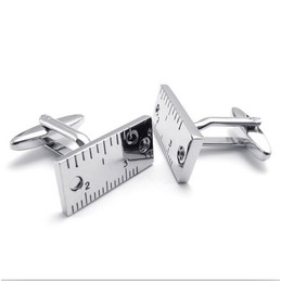 Finely Processed Color Brilliancy Superior Quality Titanium Cupronickel Cufflinks - Free Shipping
