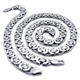 Sophisticated Technology Color Brilliancy Excellent Quality Titanium Jewelry Sets Including Necklace Bracelet - Free Shipping