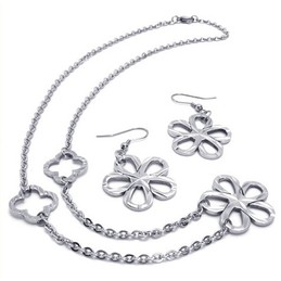 Beautiful Design Color Brilliancy Excellent Quality Titanium Jewelry Sets Including Necklace Pendant Earring - Free Shipping
