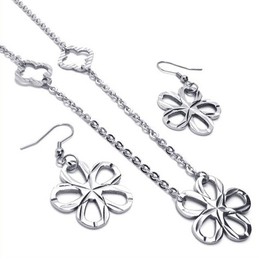 Beautiful Design Color Brilliancy Excellent Quality Titanium Jewelry Sets Including Necklace Pendant Earring - Free Shipping