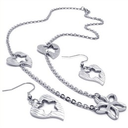 Skillful Manufacture Color Brilliancy Reliable Quality Titanium Jewelry Sets Including Necklace Pendant Earring - Free Shipping
