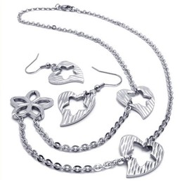Skillful Manufacture Color Brilliancy Reliable Quality Titanium Jewelry Sets Including Necklace Pendant Earring - Free Shipping