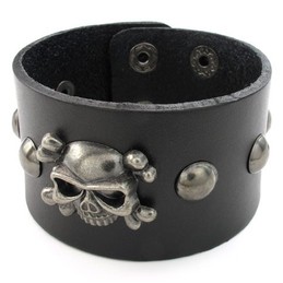 Latest Technology Delicate Colors Excellent Quality Titanium Leather Bangle