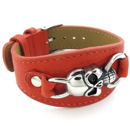 Attractive Design Beautiful in Colors Excellent Quality Titanium Leather Bangle