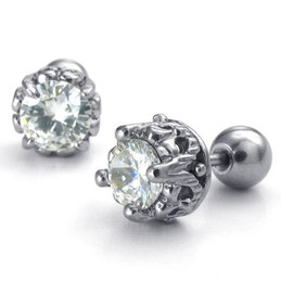 Finely Processed Beautiful in Colors Reliable Quality Titanium Earrings