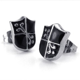 Modern Design Delicate Colors Stable Quality Titanium Earrings