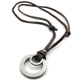 Deft Design Delicate Colors Reliable Quality Titanium Leather Necklace