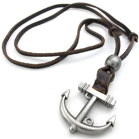 Attractive Design Delicate Colors Superior Quality Titanium Leather Necklace