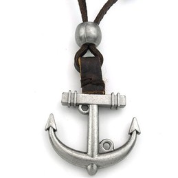 Attractive Design Delicate Colors Superior Quality Titanium Leather Necklace