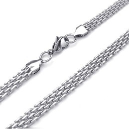Deft Design Color Brilliancy High Quality Titanium Necklace