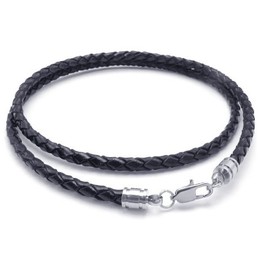 Deft Design Delicate Colors World-wide Renown Titanium Leather Necklace