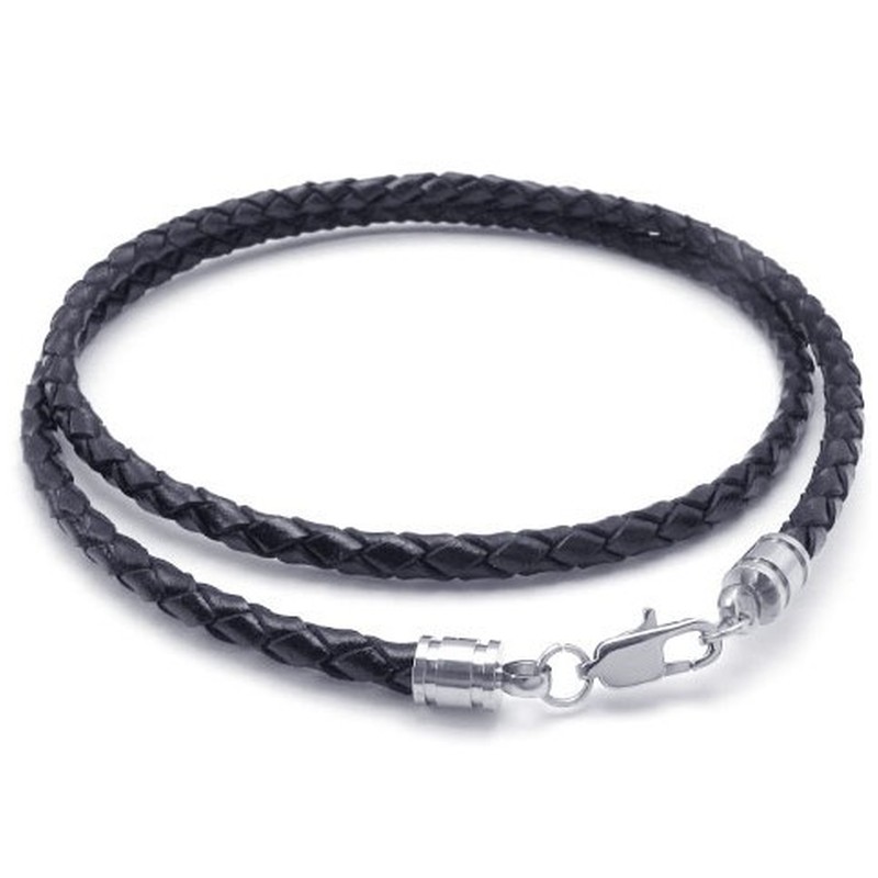 Deft Design Delicate Colors World-wide Renown Titanium Leather Necklace