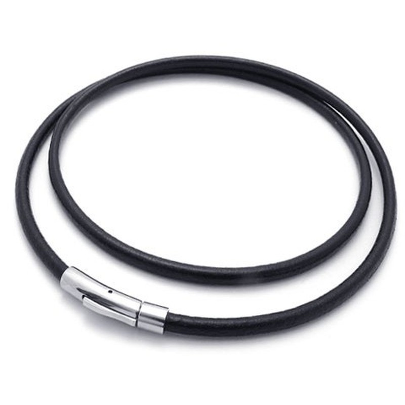 Sophisticated Technology Delicate Colors Reliable Reputation Titanium Leather Necklace
