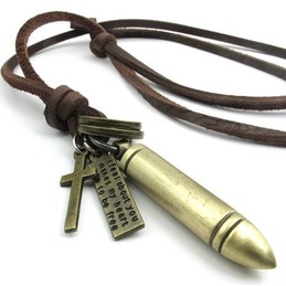 Skillful Manufacture Delicate Colors Reliable Quality Titanium Leather Pendant