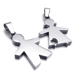Latest Technology Color Brilliancy to Have a Long Story Titanium Pendant
