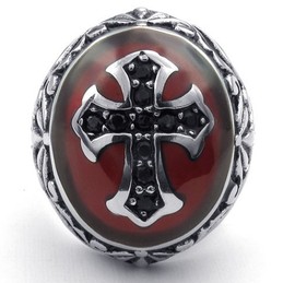 Skillful Manufacture Beautiful in Colors Stable Quality Titanium Ring