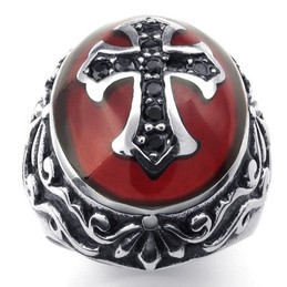 Skillful Manufacture Beautiful in Colors Stable Quality Titanium Ring