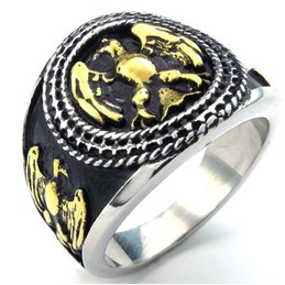 Modern Design Color Brilliancy Reliable Quality Titanium Ring