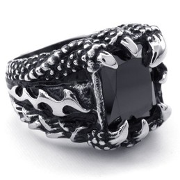 Luxuriant in Design Delicate Colors Stable Quality Titanium Ring