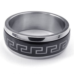 Skillful Manufacture Delicate Colors Stable Quality Titanium Ring 