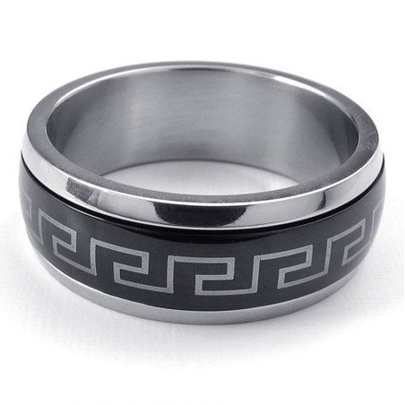 Skillful Manufacture Delicate Colors Stable Quality Titanium Ring 
