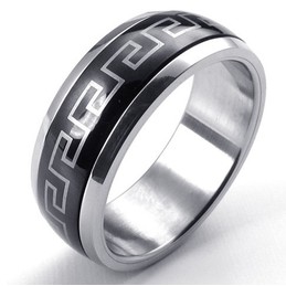 Skillful Manufacture Delicate Colors Stable Quality Titanium Ring 