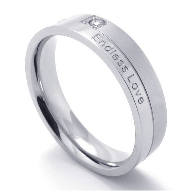 Deft Design Color Brilliancy Excellent Quality Titanium Ring