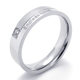 Deft Design Color Brilliancy Excellent Quality Titanium Ring