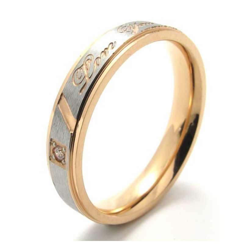 Beautiful Design Beautiful in Colors High Quality Titanium Ring