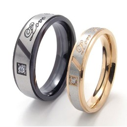 Deft Design Color Brilliancy Reliable Reputation Titanium Ring