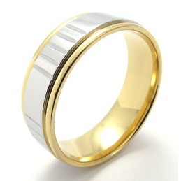Skillful Manufacture Color Brilliancy Durable in Use Titanium Ring
