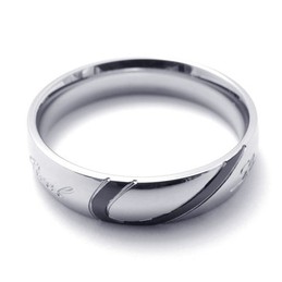 Elegant Shape Color Brilliancy Excellent Quality Titanium Ring