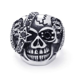 Rational Construction Color Brilliancy High Quality Titanium Ring