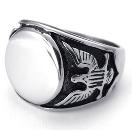 Fashionable Patterns Color Brilliancy Durable in Use Titanium Ring