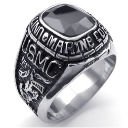 Fashionable Patterns Color Brilliancy The Queen of Quality Titanium Ring