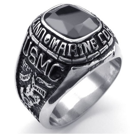 Fashionable Patterns Color Brilliancy The Queen of Quality Titanium Ring