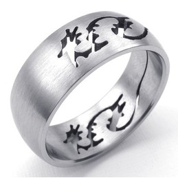 Latest Technology Color Brilliancy Stable Quality Titanium Ring