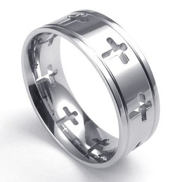 Beautiful Design Color Brilliancy Excellent Quality Titanium Ring