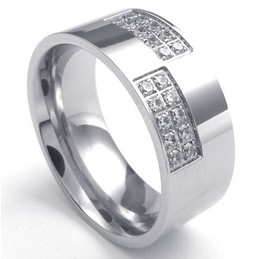 Luxuriant in Design  Color Brilliancy Reliable Quality Titanium Ring