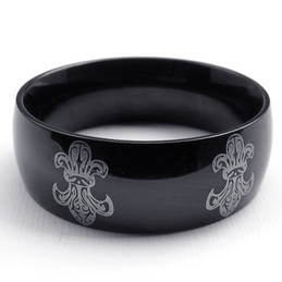 Beautiful Design Delicate Colors Excellent Quality Titanium Ring